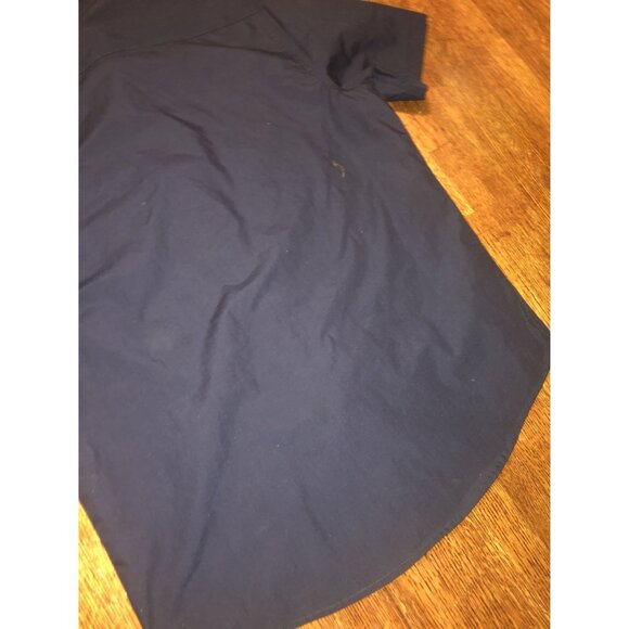 Sean John Men's Navy Short Sleeve Button-Up Shirt Size Medium - Picture 16 of 16